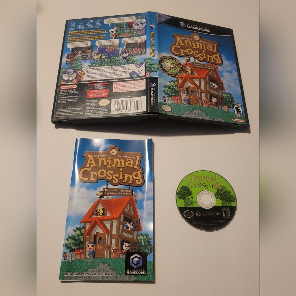 Animal Crossing Nintendo Gamecube Complete CIB Authentic